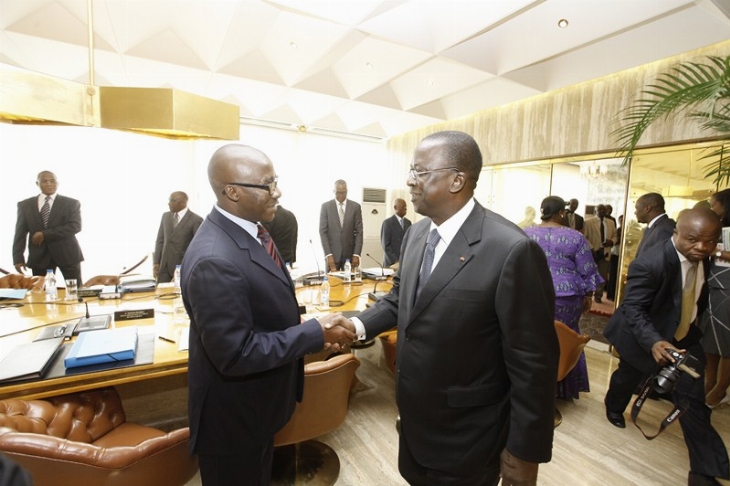 Conseil des ministres du mercredi 11 avril 2012: la déclaration introductive du Premier ministre Ahoussou Jeannot